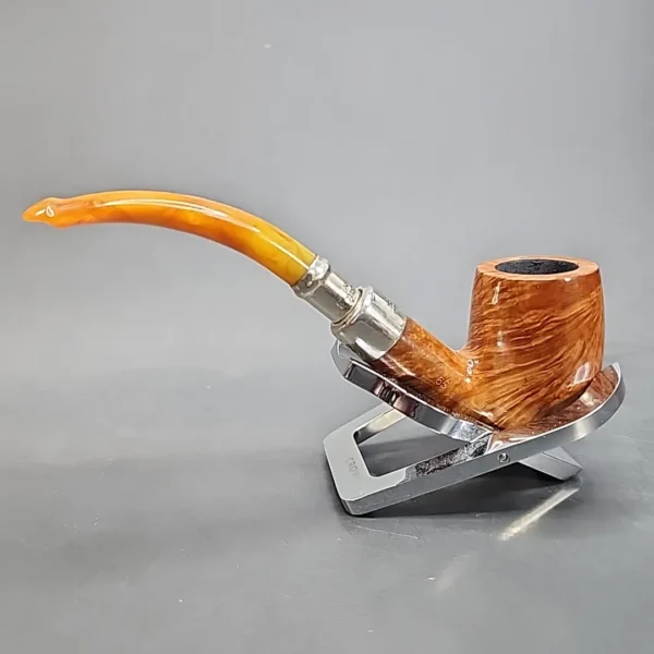 Peterson Amber Spigot 65, Smooth Bent Billiard Estate Briar Pipe, Unsmoked [SOLD OUT] - Image 11
