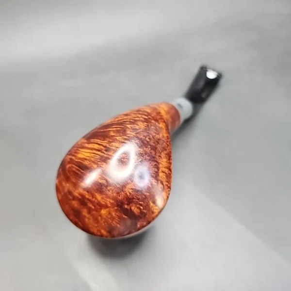 Viking Classic Smooth Bent Danish Volcano Estate Briar Pipe, Unsmoked [SOLD OUT] - Image 11