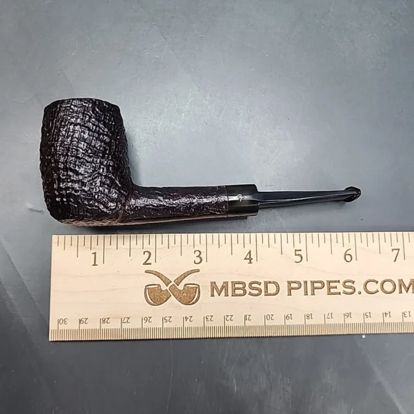 Lane Era Charatan's Make 4420X, Sandblasted Straight Billiard Estate Briar Pipe [SOLD OUT] - Image 11