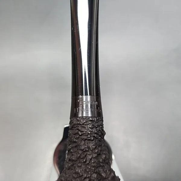 Pipe Tristan Rusticated Shape 55 Handmade Briar Pipe, France [SOLD OUT] - Image 11
