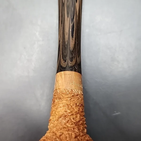 Pipe Tristan Shape 55 Handmade Rusticated Briar Pipe, New [SOLD OUT] - Image 11