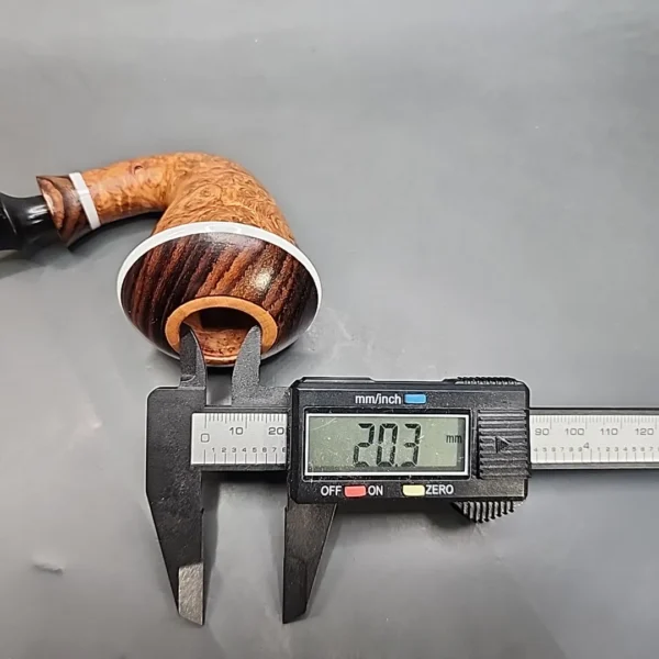 Karim Smooth Calabash Handmade Briar Pipe, New [SOLD OUT] - Image 11