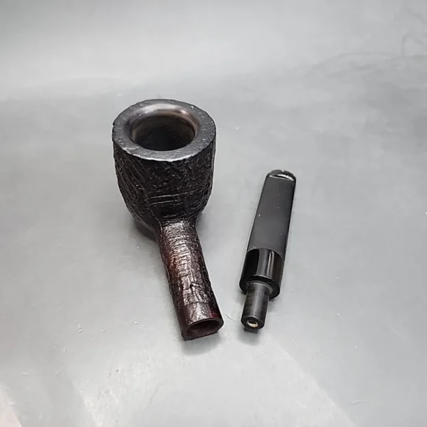 Pre-Republic Peterson's Flat Grip Sandblasted Estate Briar Pipe, Ii - Image 11