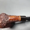 King's Ransom London Made 7190, Rusticated Bent Volcano Briar Pipe, English Estates [SOLD OUT] - Image 11