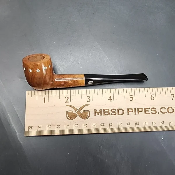 Mastercraft Handmade Smooth Straight Billiard Estate Briar Pipe, Unsmoked - Image 11