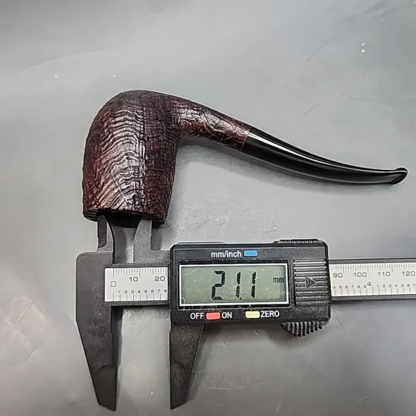 WO Larsen Super Sandblasted Bent Egg Estate Briar Pipe [SOLD OUT] - Image 11