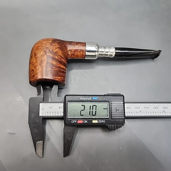 L. Wood (Les Wood, of Ferndown) Smooth Straight Billiard Spigot Estate Briar Pipe [SOLD OUT] - Image 12