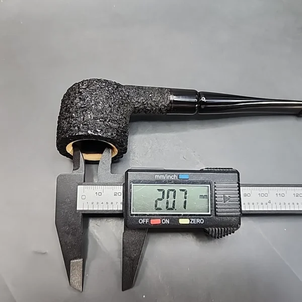 Peterson's Drymeer Sandblasted Straight Pot Estate Briar Pipe, Meerschaum Lined [SOLD OUT] - Image 12