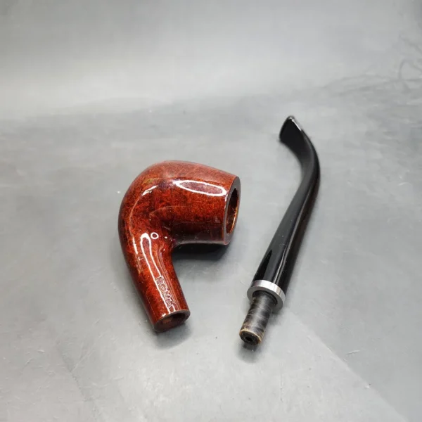 Roma, Smooth Bent Billiard Estate Briar Pipe, Unsmoked [SOLD OUT] - Image 12
