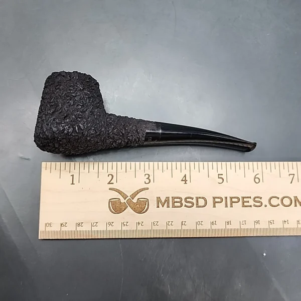 Pipe Tristan Rusticated Shape 55 Handmade Briar Pipe, France [SOLD OUT] - Image 12