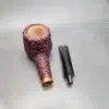 Pipe Tristan Rusticated Shape 55 Handmade Briar Pipe, France [SOLD OUT] - Image 12