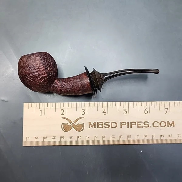 Pipe Tristan Sandblasted Apple Handmade Briar Pipe [SOLD OUT] - Image 11