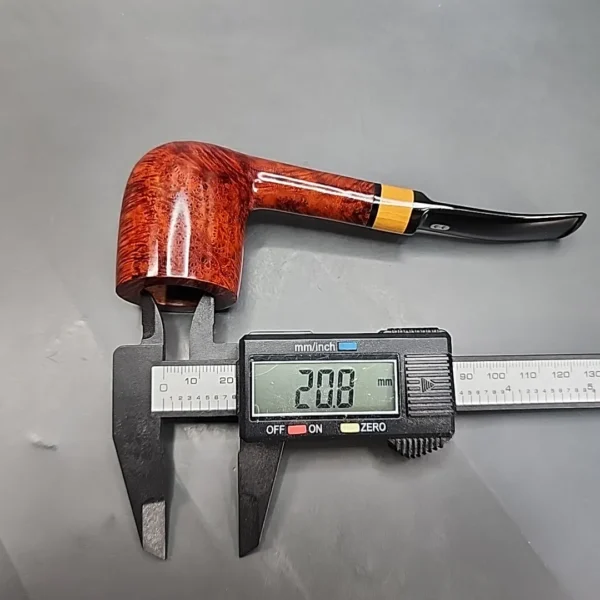 Chacom Canaries Smooth Bent Billiard Estate Briar Pipe [SOLD OUT] - Image 12