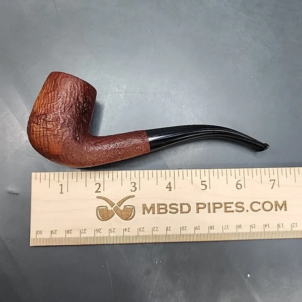 1964 Dunhill Tanshell 120 FT, 4T Sandblasted Bent Billiard Estate Briar Pipe, 6mm [SOLD OUT] - Image 12