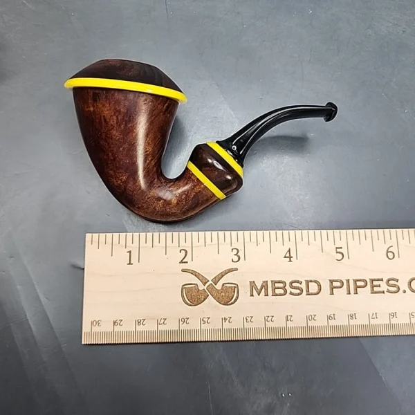 Karim Smooth Calabash Handmade Briar Pipe, New [SOLD OUT] - Image 11