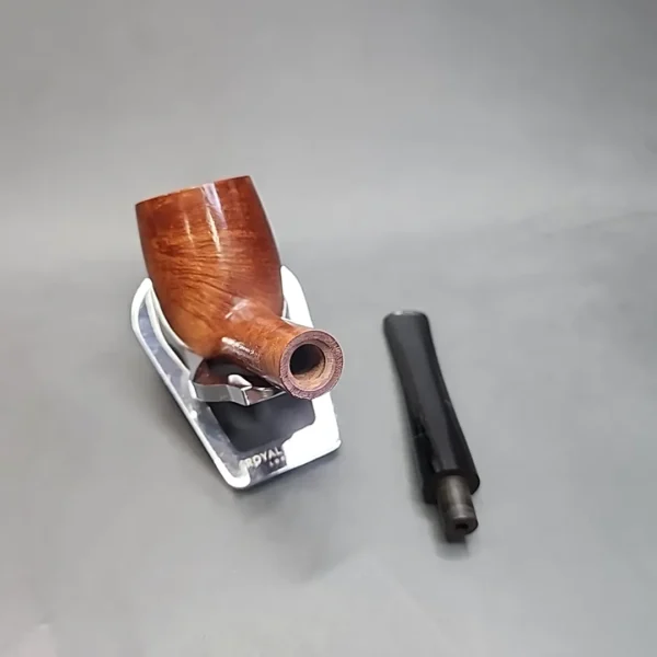 Fleur De Lis, Meerschaum Lined 135, Straight Billiard Estate Briar Pipe (GBD) - Image 12