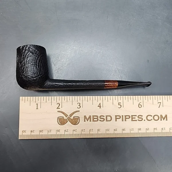 WO Larsen Sandblasted Liverpool Estate Briar Pipe - Image 11