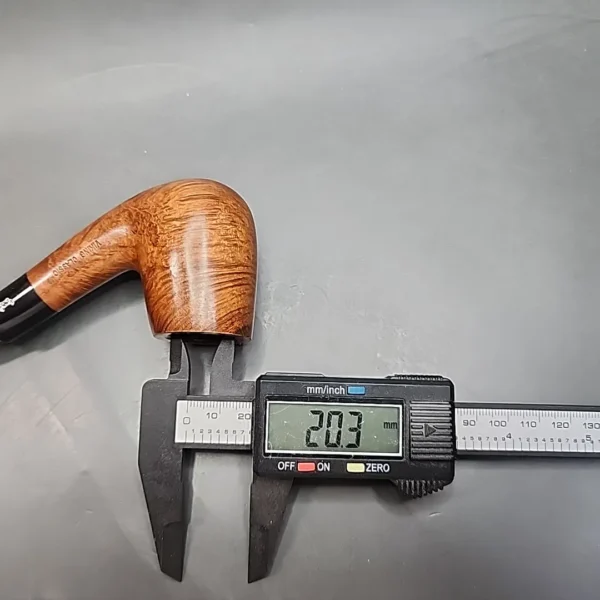Viking Classic Smooth Bent Brandy Estate Briar Pipe, Unsmoked [SOLD OUT] - Image 12
