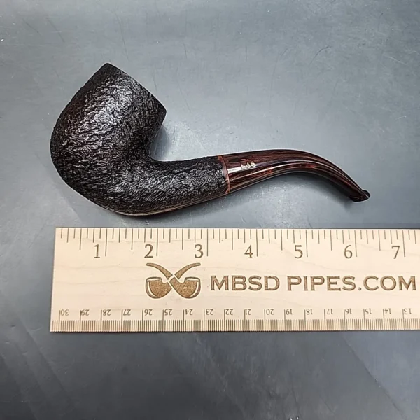 Ferndown Bark 3 Star, Les Wood Bent Billiard Estate Briar Pipe [SOLD OUT] - Image 12