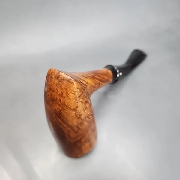Pipe Dan by Celius,1966, Smooth Bent Pickaxe Estate Briar Pipe, Handmade, Danish Estates - Image 12