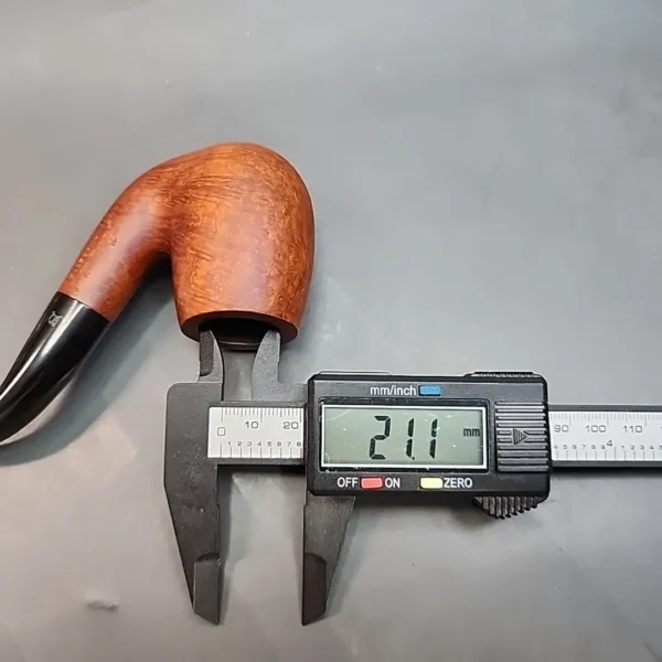 Barontini Amaretto Smooth Bent Billiard Estate Briar Pipe, Italian Estates [SOLD OUT] - Image 12