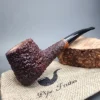 Pipe Tristan Rusticated Shape 55 Handmade Briar Pipe, France [SOLD OUT] - Image 13