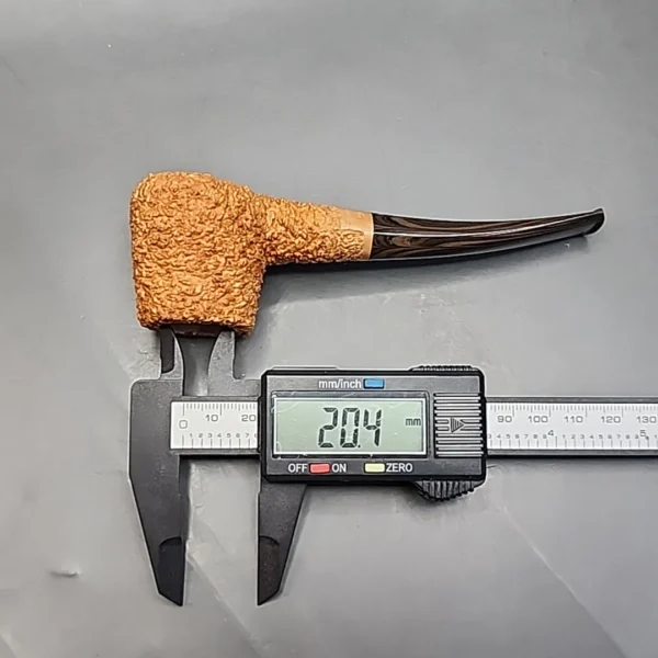 Pipe Tristan Shape 55 Handmade Rusticated Briar Pipe, New [SOLD OUT] - Image 13