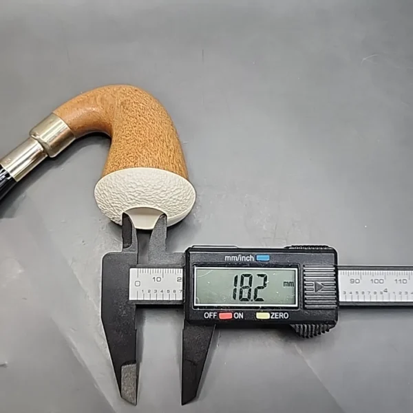 Block Meerschaum and Silver Calabash Pipe, New [SOLD OUT] - Image 13