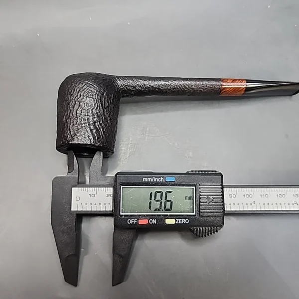 WO Larsen Sandblasted Liverpool Estate Briar Pipe - Image 12