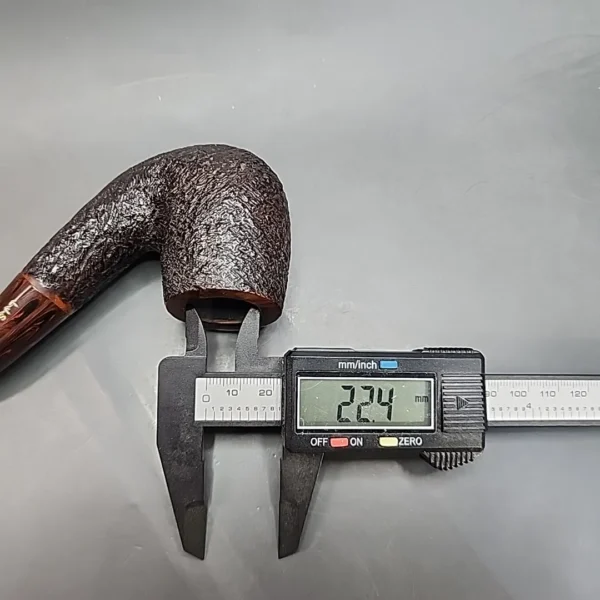 Ferndown Bark 3 Star, Les Wood Bent Billiard Estate Briar Pipe [SOLD OUT] - Image 13