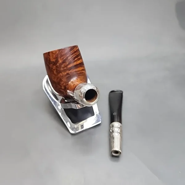 L. Wood (Les Wood, of Ferndown) Smooth Straight Billiard Spigot Estate Briar Pipe [SOLD OUT] - Image 13