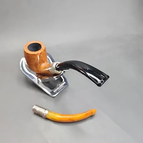 Peterson Amber Spigot 65, Smooth Bent Billiard Estate Briar Pipe, Unsmoked [SOLD OUT] - Image 15