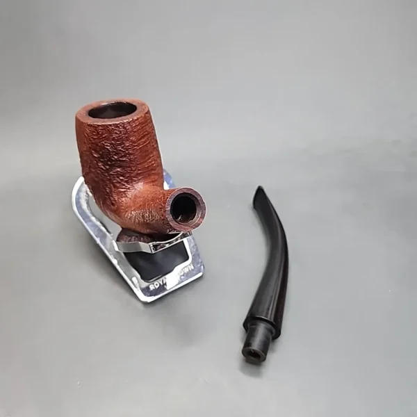 1964 Dunhill Tanshell 120 FT, 4T Sandblasted Bent Billiard Estate Briar Pipe, 6mm [SOLD OUT] - Image 14