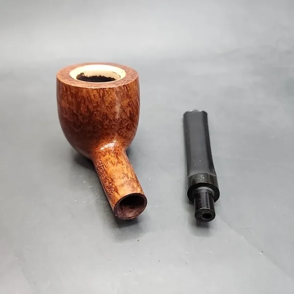Fleur De Lis by GBD 9437 Meerschaum Lined Pot, Estate Briar Pipe - Image 14