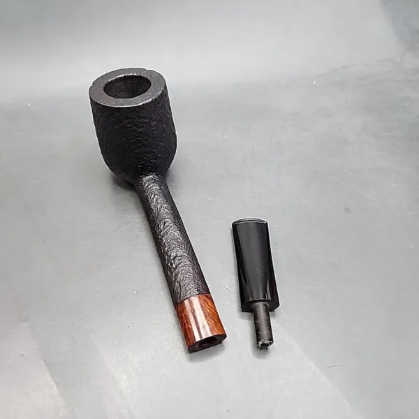 WO Larsen Sandblasted Liverpool Estate Briar Pipe - Image 13