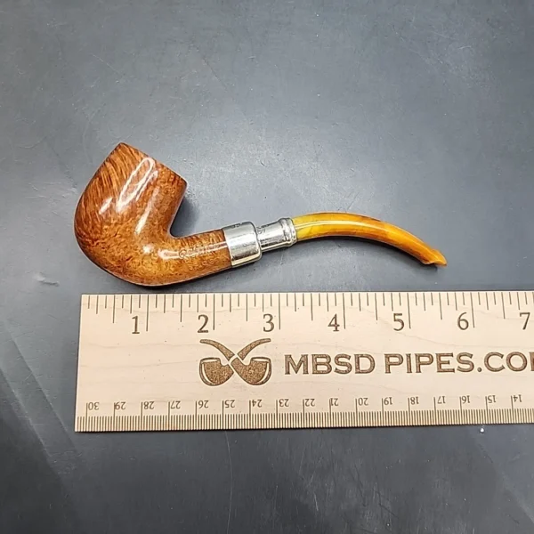 Peterson Amber Spigot 65, Smooth Bent Billiard Estate Briar Pipe, Unsmoked [SOLD OUT] - Image 13