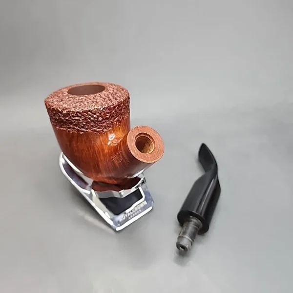 Lorenzetti Partially Rusticated Chubby Dublin Estate Briar Pipe, Unsmoked [SOLD OUT] - Image 15