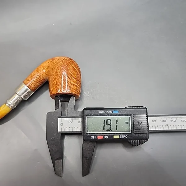 Peterson Amber Spigot 65, Smooth Bent Billiard Estate Briar Pipe, Unsmoked [SOLD OUT] - Image 14