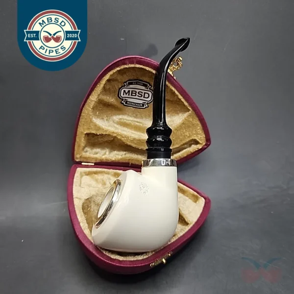 MBSD Meerschaum Silver Spigot Block Meerschaum Pipe [SOLD OUT]