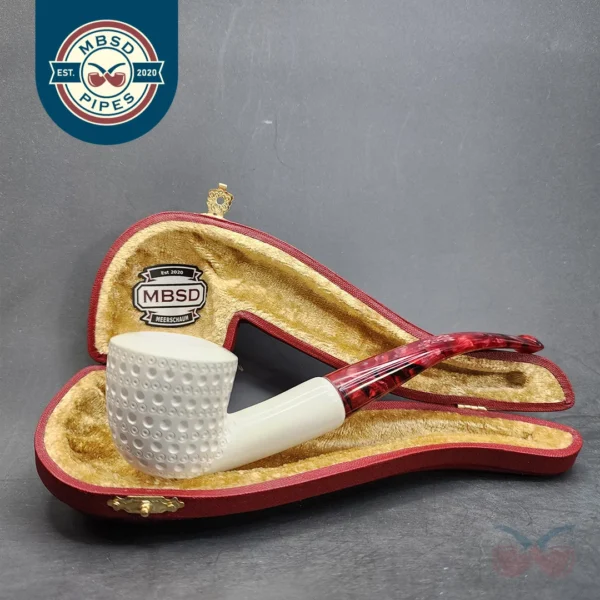 MBSD Meerschaum Bent Dublin Block Meerschaum Pipe, Fitted Case [SOLD OUT]