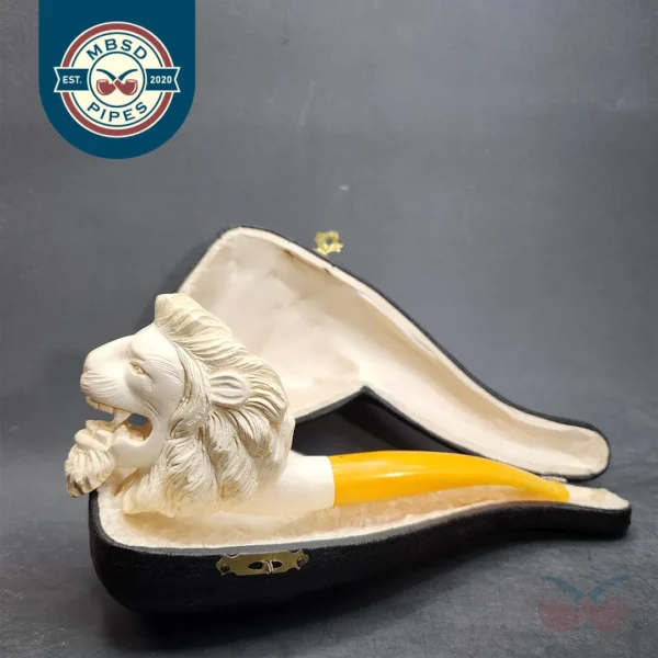 Roaring Tiger Block Meerschaum Pipe, Unsmoked [SOLD OUT]