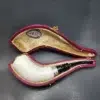 MBSD Meerschaum Sterling Silver Horn Block Meerschaum Pipe [SOLD OUT] - Image 3