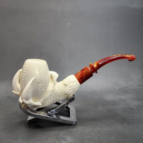 MBSD Meerschaum Claw Egg Block Meerschaum Pipe, Fitted Case [SOLD OUT] - Image 4