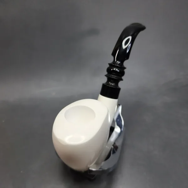 MBSD Meerschaum Smooth Bent Opera Block Meerschaum Pipe [SOLD OUT] - Image 5
