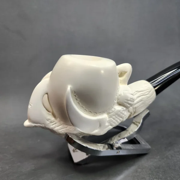 MBSD Meerschaum Claw Egg Block Meerschaum Pipe, Fitted Case [SOLD OUT] - Image 5