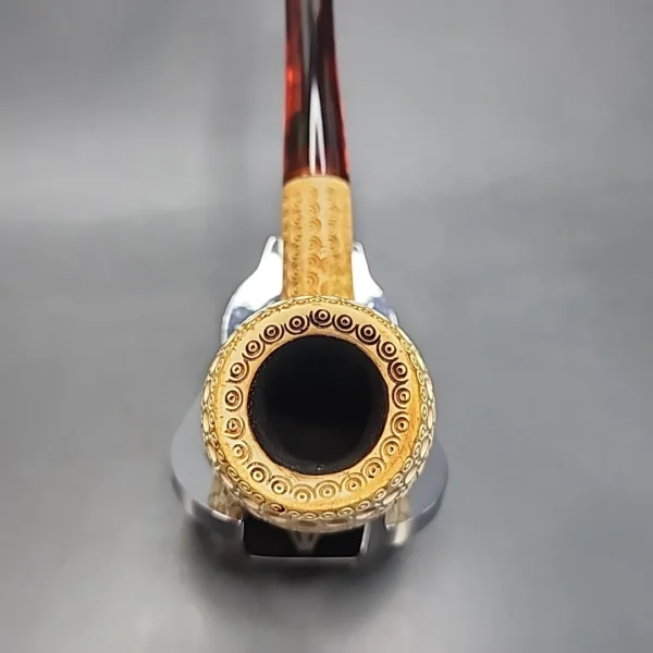True Lattice Straight Apple Block Meerschaum Pipe [SOLD OUT] - Image 5