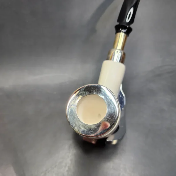 MBSD Meerschaum Silver Spigot Dublin Block Meerschaum Pipe [SOLD OUT] - Image 5