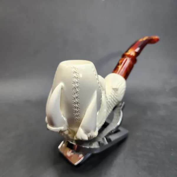 MBSD Meerschaum Claw Egg Block Meerschaum Pipe, Fitted Case [SOLD OUT] - Image 5