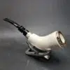 MBSD Meerschaum Sterling Silver Horn Block Meerschaum Pipe [SOLD OUT] - Image 8