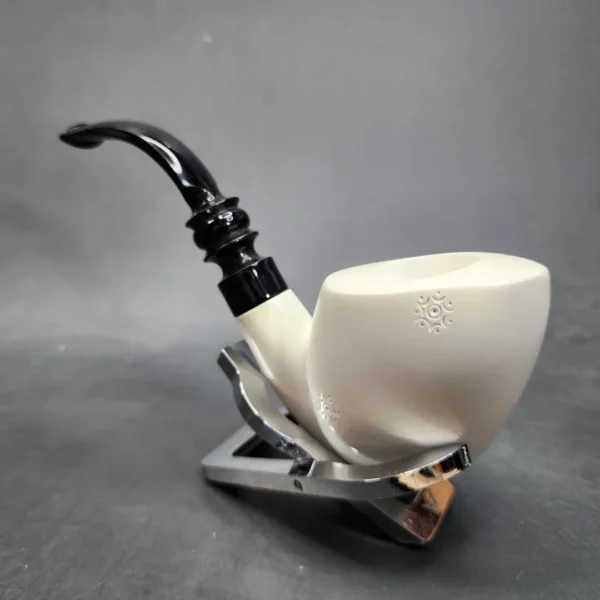MBSD Meerschaum Smooth Bent Opera Block Meerschaum Pipe [SOLD OUT] - Image 8